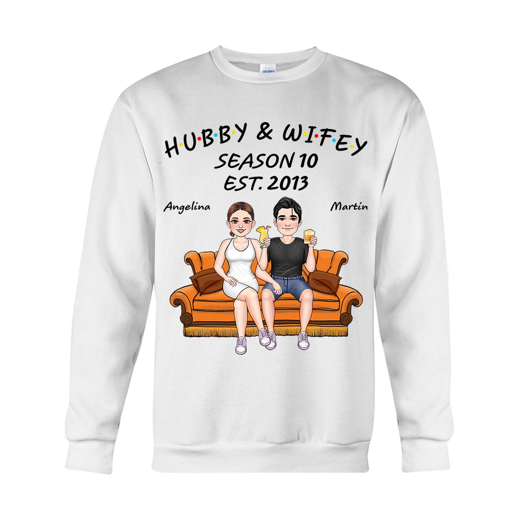 T-shirt et sweat à capuche personnalisés « Mari et Femme »