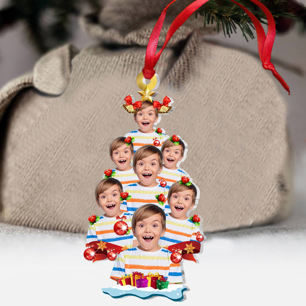 Christmas Tree Photo - Gift for grandma - Personalized Ornament