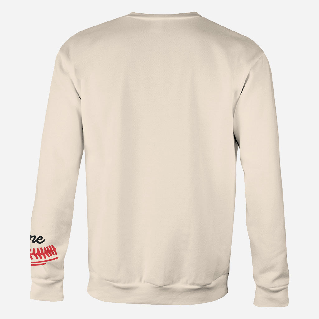 T-shirt personnalisé « À mon époque baseball » - T-shirt intégral baseball