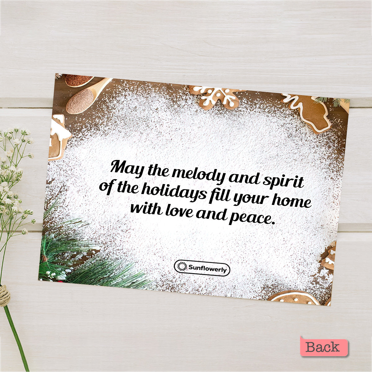 Joyeux Noël - Carte de vœux familiale personnalisée