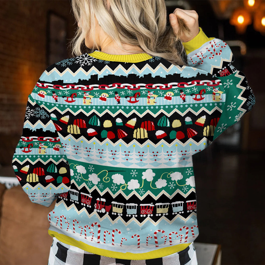 Notre famille - Pull moche personnalisé pour toute la famille