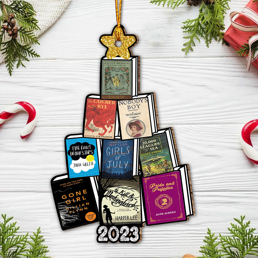 A Year Of Books - Personalized Book Ornament
