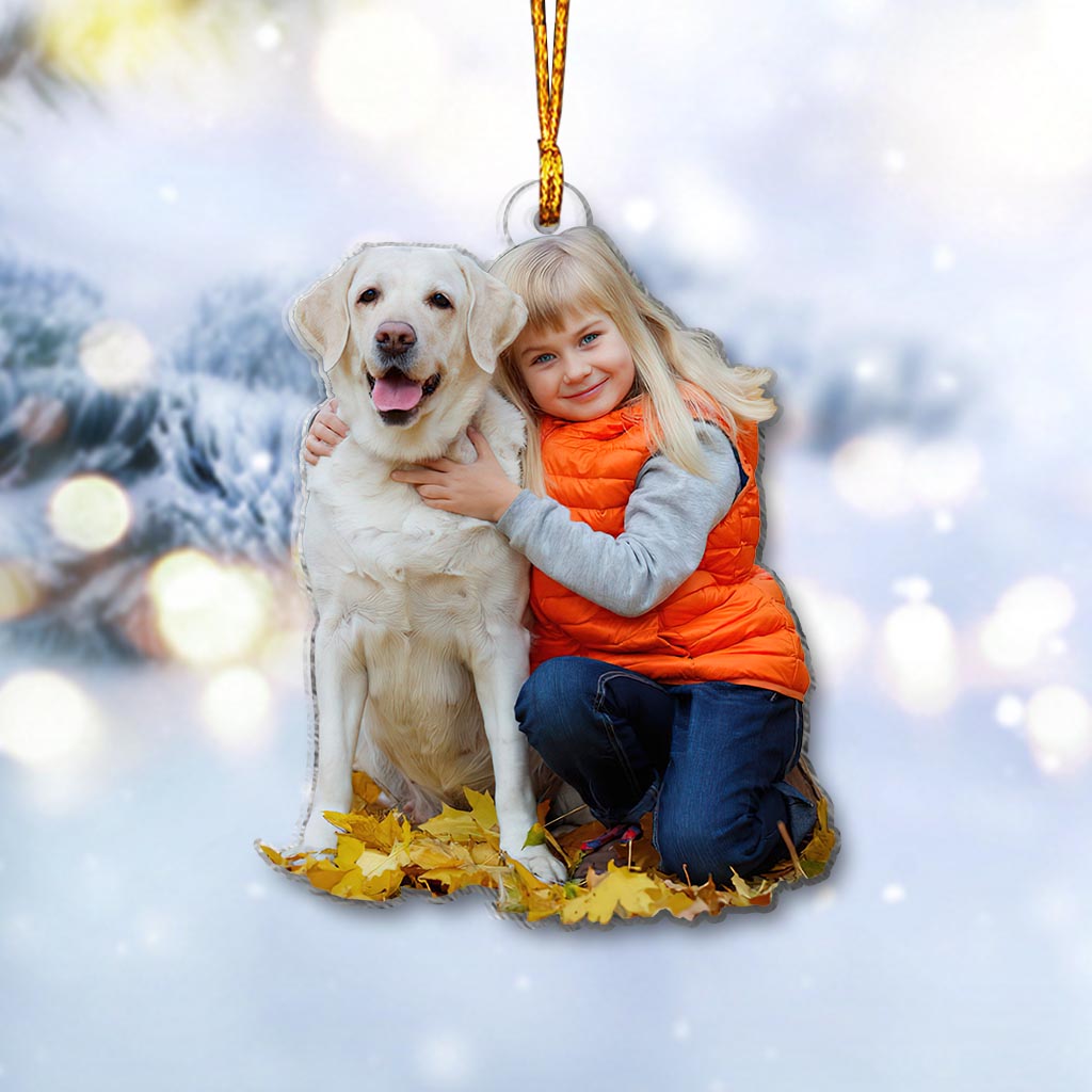 Chiens mignons - Ornement transparent personnalisé pour chien