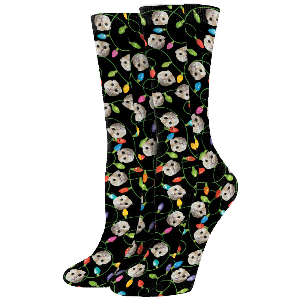 Merry Christmas - Personalized Cat Socks