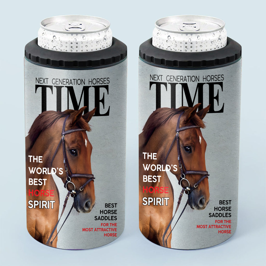 Magazine Covers - Personalized Horse Can Cooler