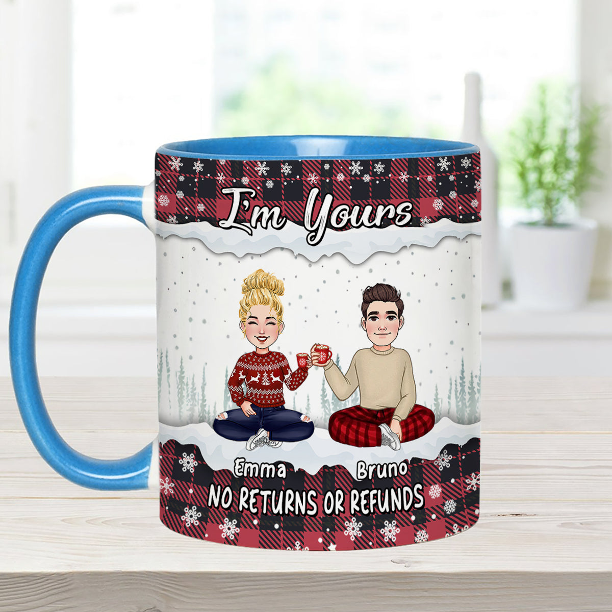 Je suis à toi - Mug personnalisé pour couple