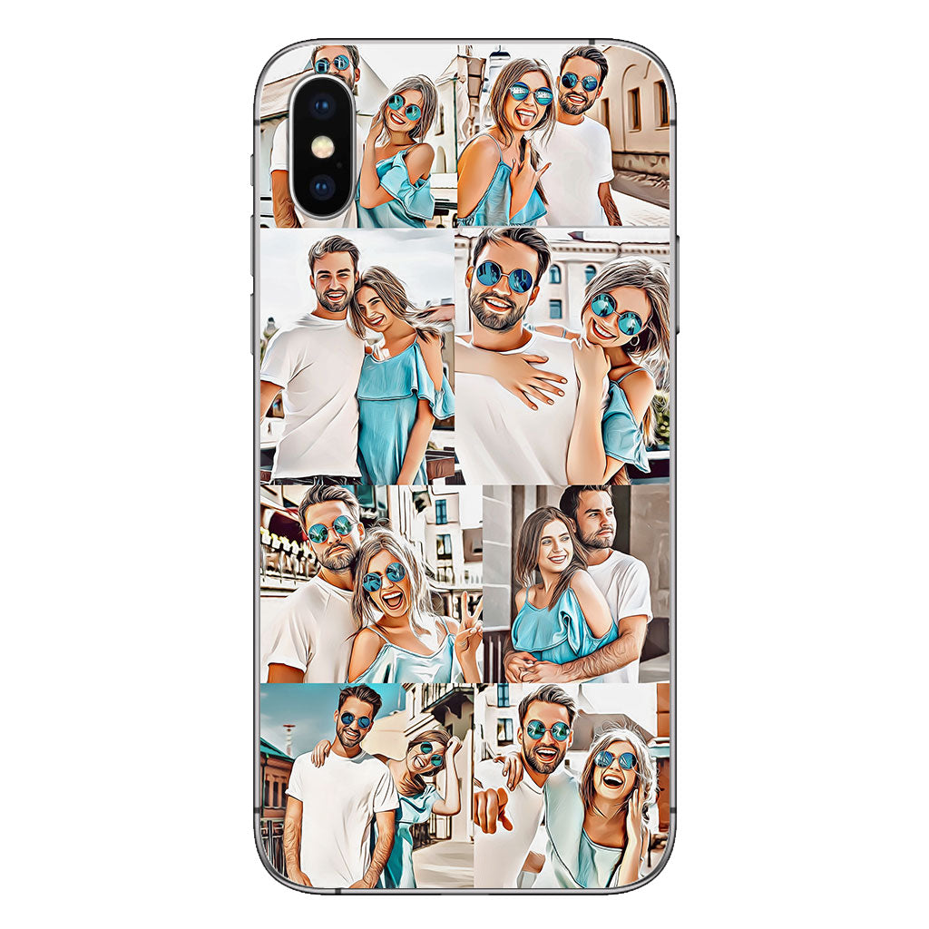 Cartoonize Photos Collage - gift for boyfriend, girlfriend, husband, wife - Personalized Phone Case