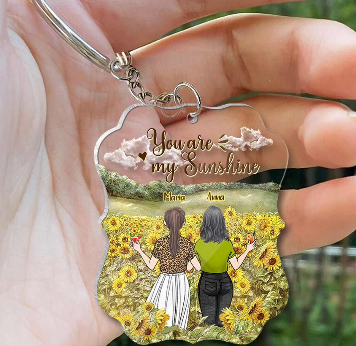 Bestie Forever - Bestie gift for sister - Personalized Keychain