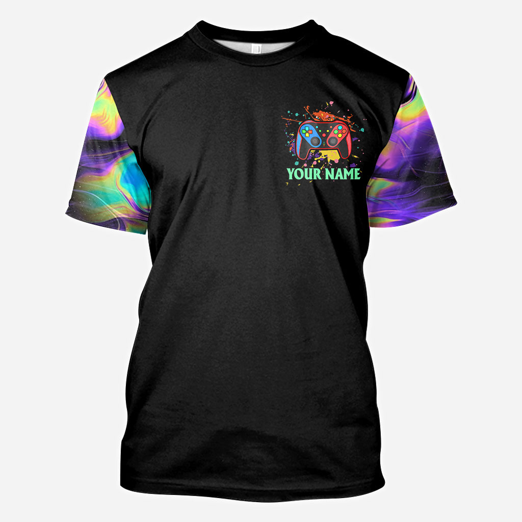 J'ai mis mon jeu en pause pour être ici - T-shirt personnalisé inspiré des jeux vidéo