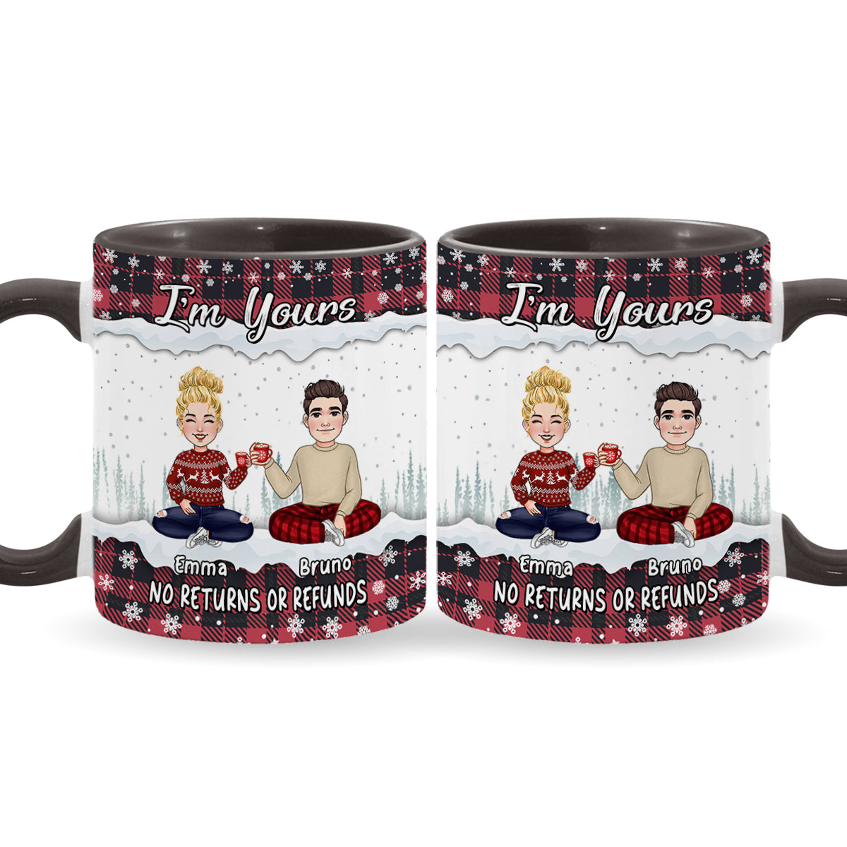 Je suis à toi - Mug personnalisé pour couple