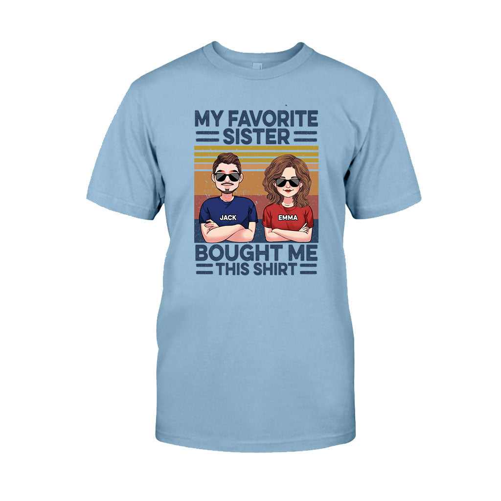 Favorite Sister - Personalized Sibling T-shirt & Hoodie