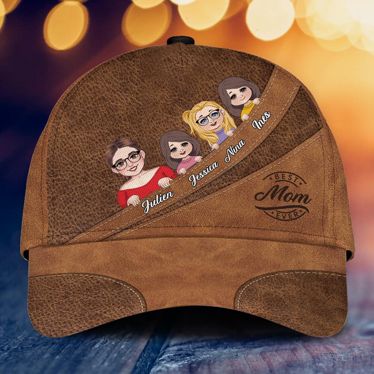 Best Dad Ever - Gift for dad, grandma, grandpa, mom, uncle, aunt - Personalized Classic Cap