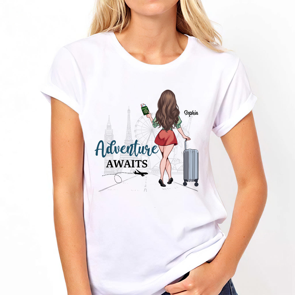 Alors, l'aventure ! – Cadeau de voyage pour maman, fille, petite-fille, épouse, petite amie, amie – T-shirt et sweat à capuche personnalisés