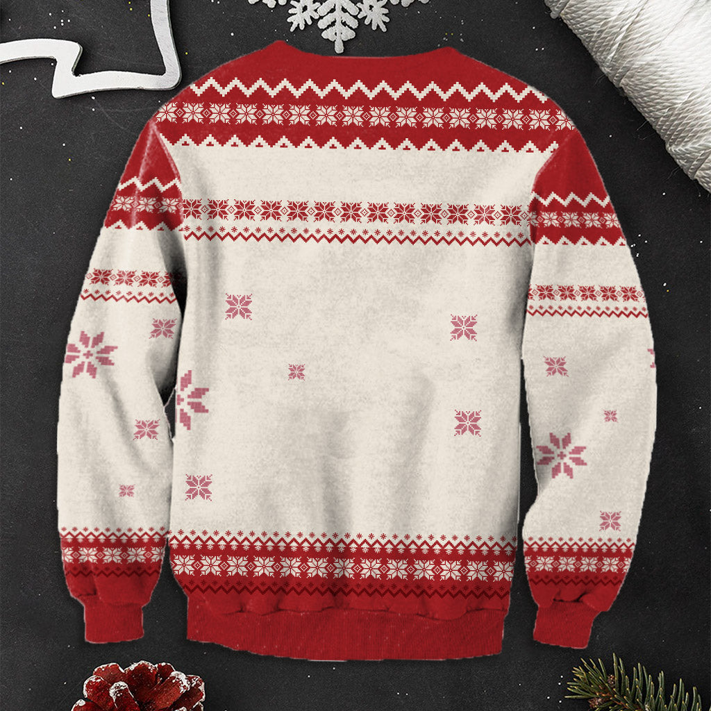 Merry Christmas - Personalized Family Ugly Sweater