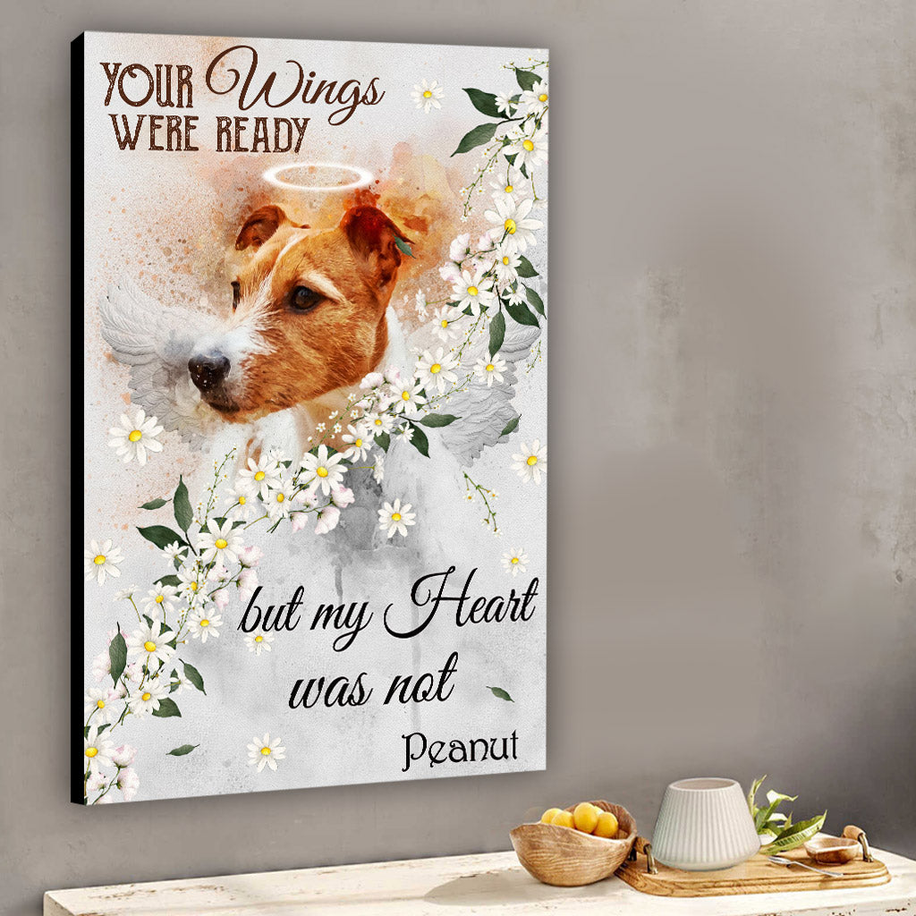 Those We Love Don't Go Away - Personalized Dog Canvas And Poster