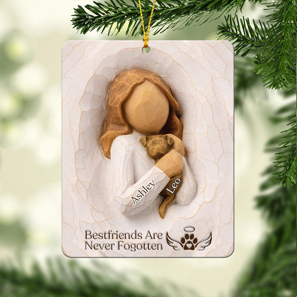Les meilleurs amis ne sont jamais oubliés - Ornement personnalisé pour chien