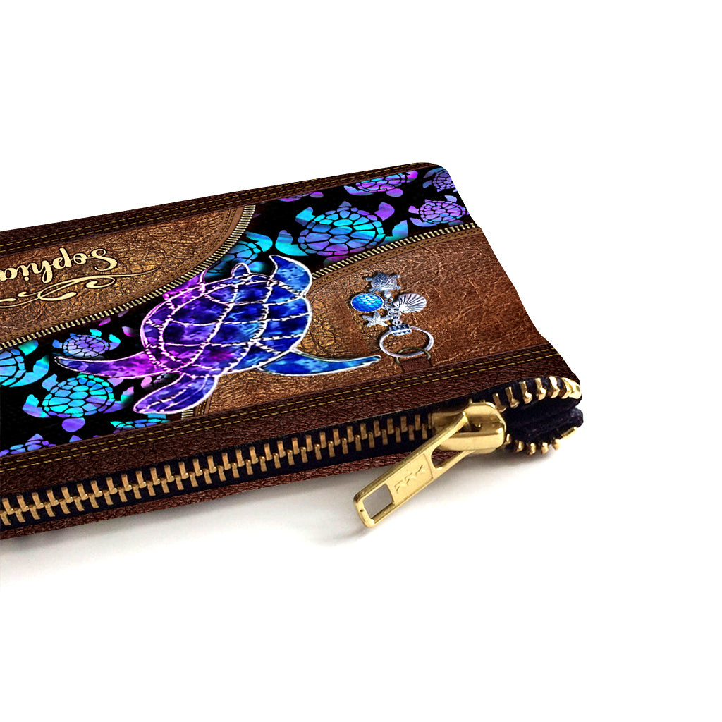 Salty Lil' Beach - Pochette tortue personnalisée