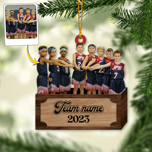 Basketball Christmas - Personalized Basketball Ornament