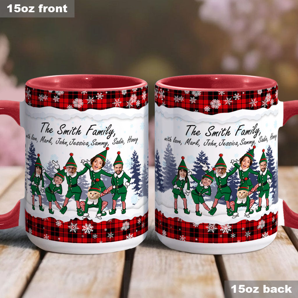 Joyeux Noël - Mug personnalisé pour la famille