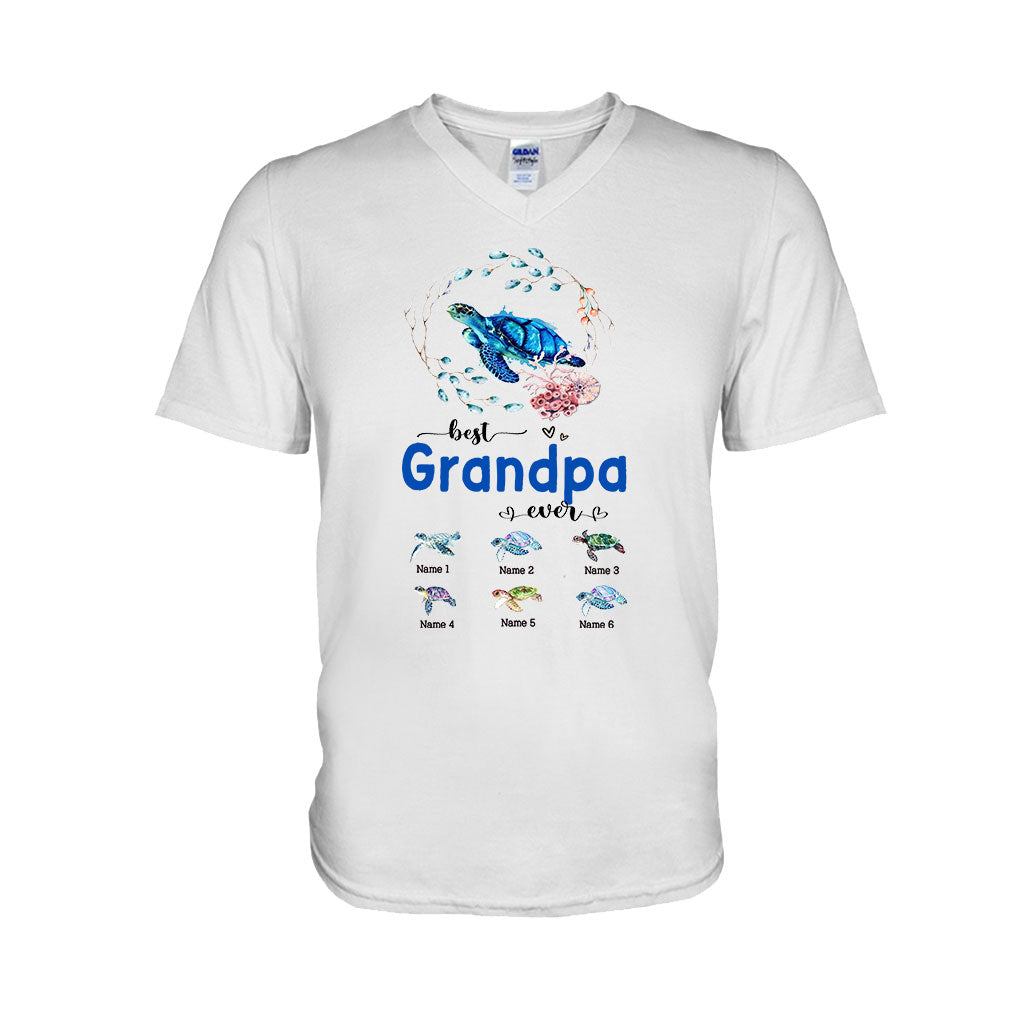 Best Nana Ever - Turtle gift for grandma, grandpa, mom, dad, uncle, aunt - Personalized T-shirt And Hoodie
