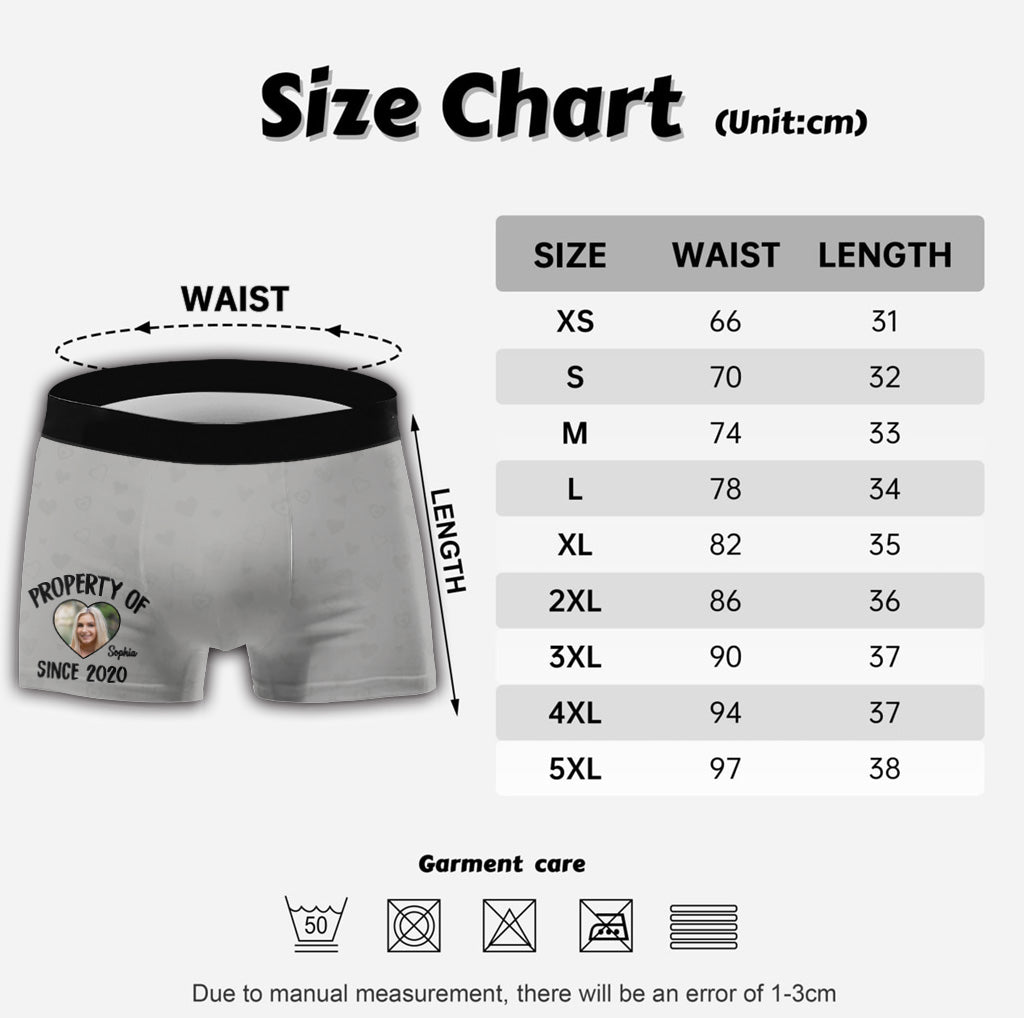 Property - Personalized Couple Men's Boxer Briefs