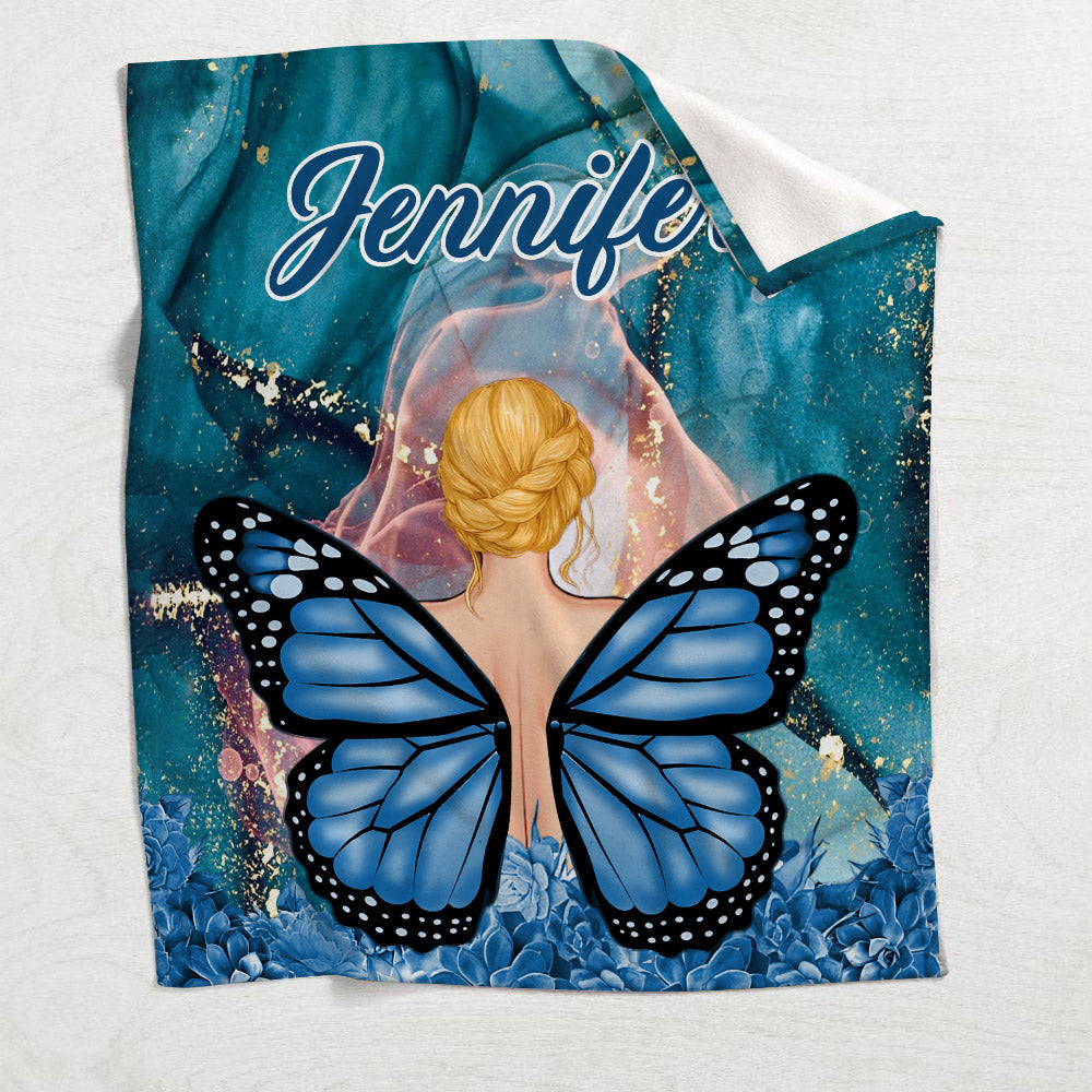 Couverture papillon personnalisée Dreamy Girl