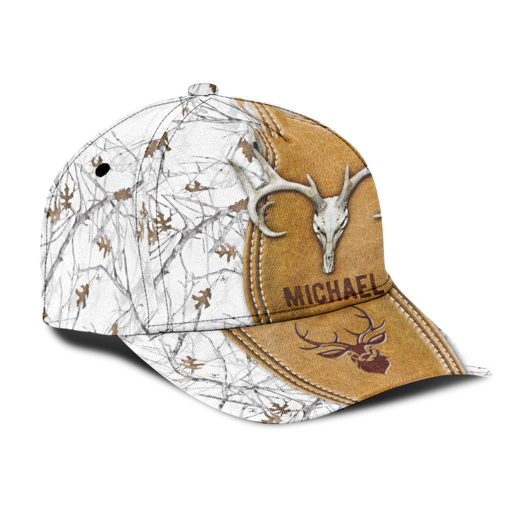 Casquette de chasse classique personnalisée avec crâne de cerf