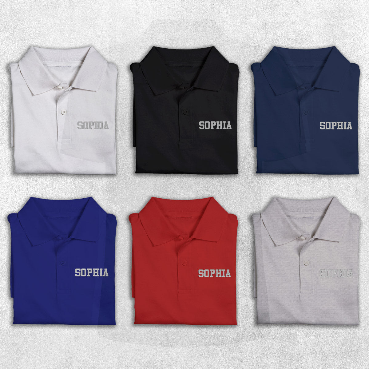 Custom Name - Personalized Mother Embroidered Polo Shirt