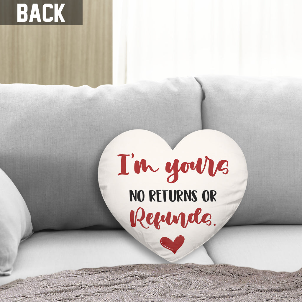 You & Me - Personalized Couple Shaped Pillow