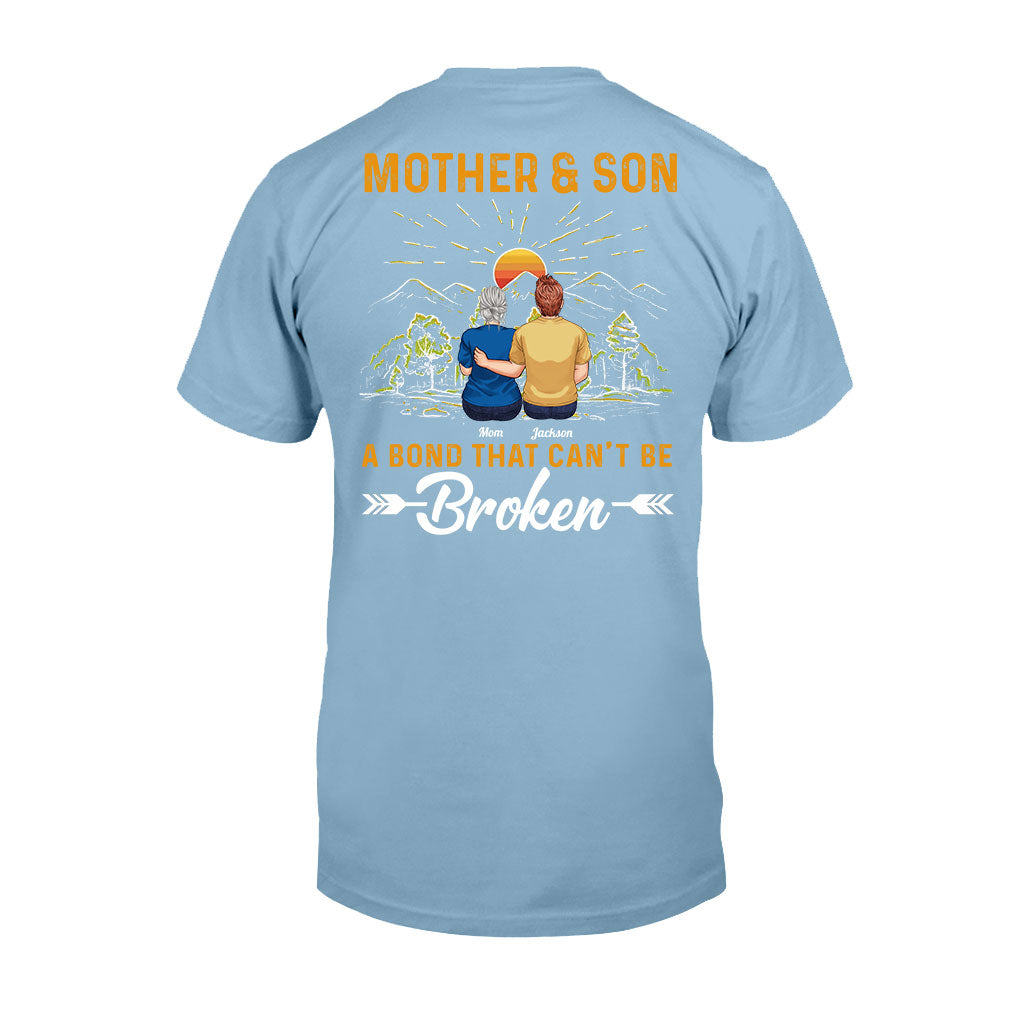 Mère et fils : un lien indéfectible - T-shirt et sweat à capuche personnalisés pour maman