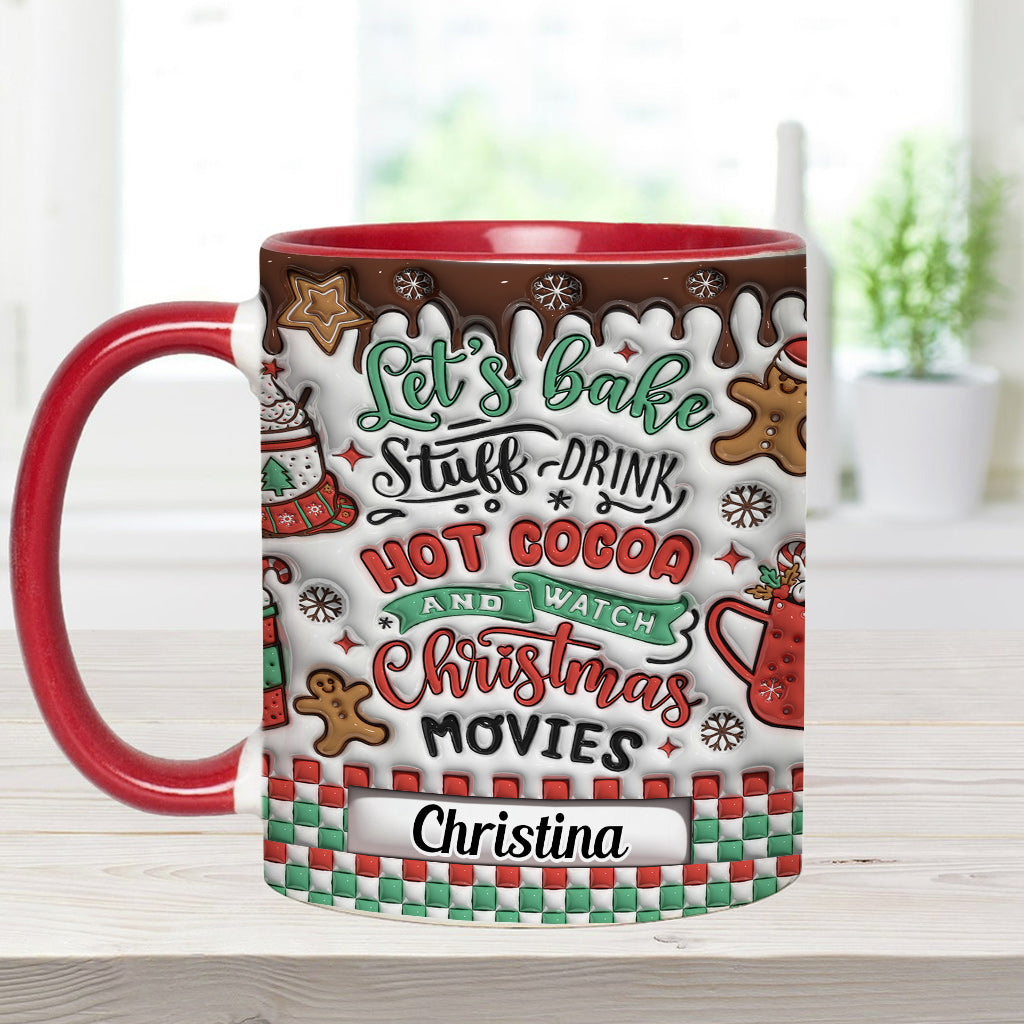 Let's Bake Stuff - Personalized Baking Accent Mug