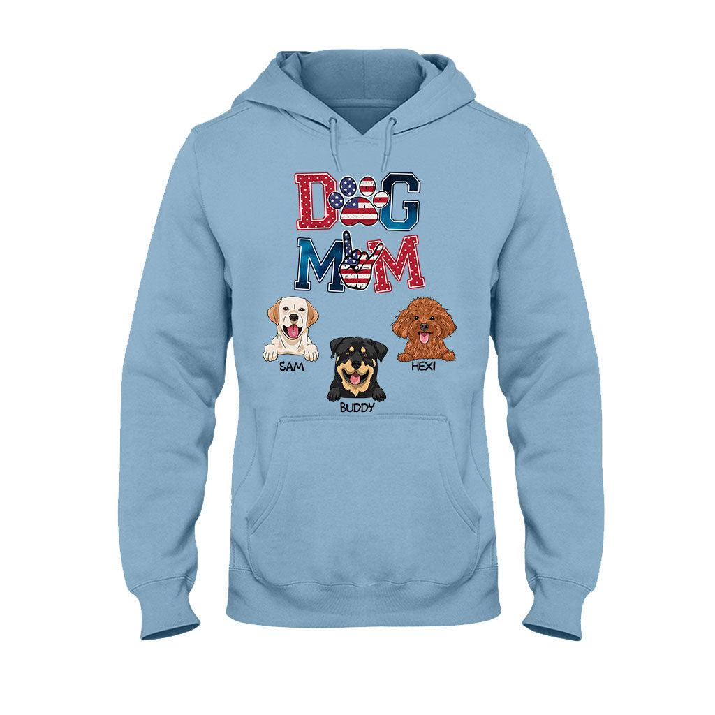 Maman de chien américaine - T-shirt et sweat à capuche personnalisés pour chien