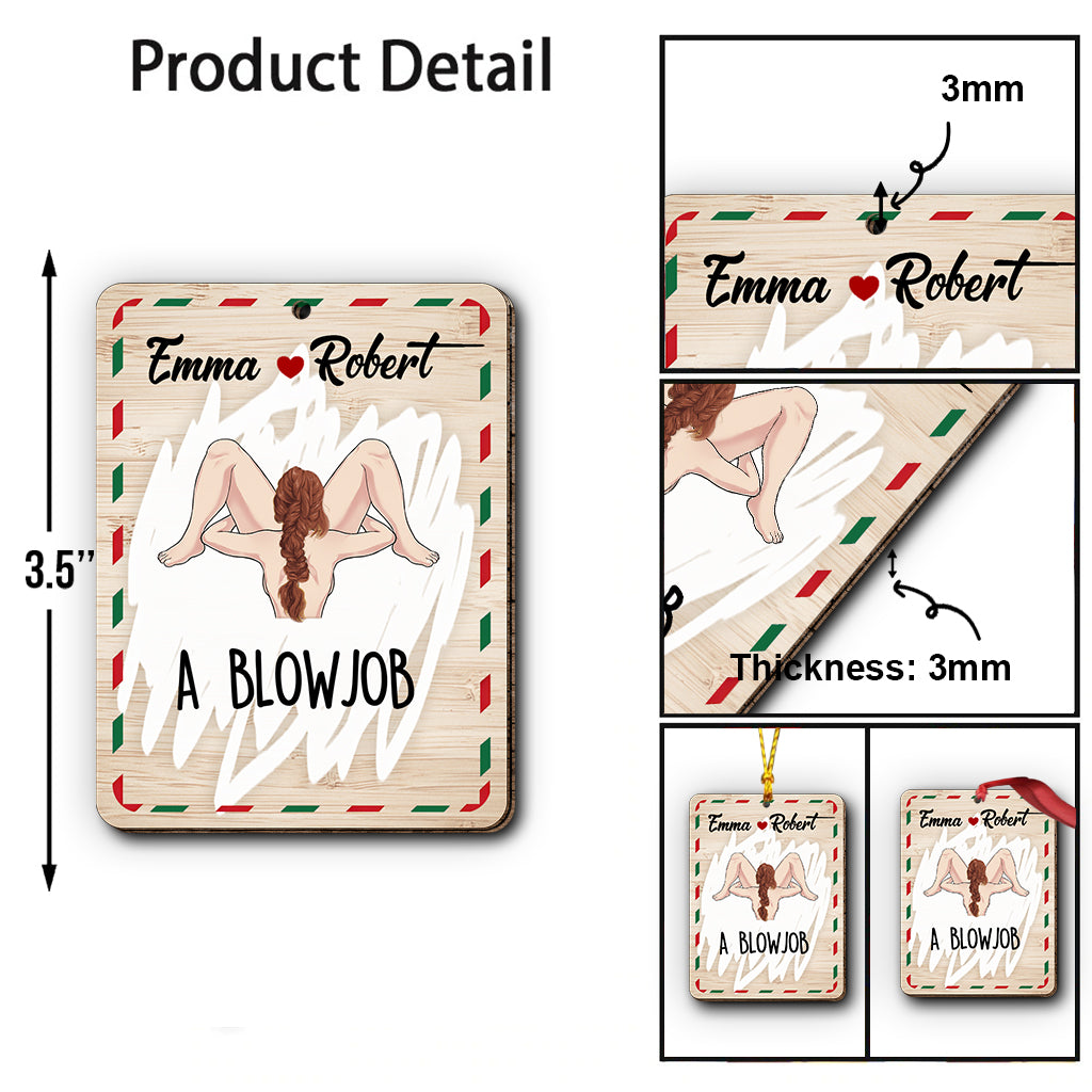 Ornement personnalisé pour couple à gratter pour révéler