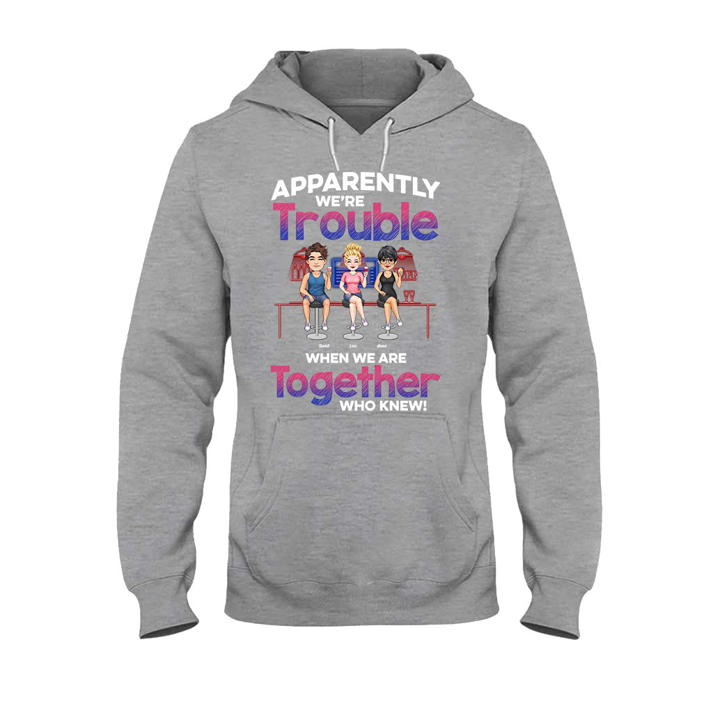 Apparemment, on fait des étincelles quand on est ensemble - T-shirt et sweat à capuche personnalisés pour meilleures amies