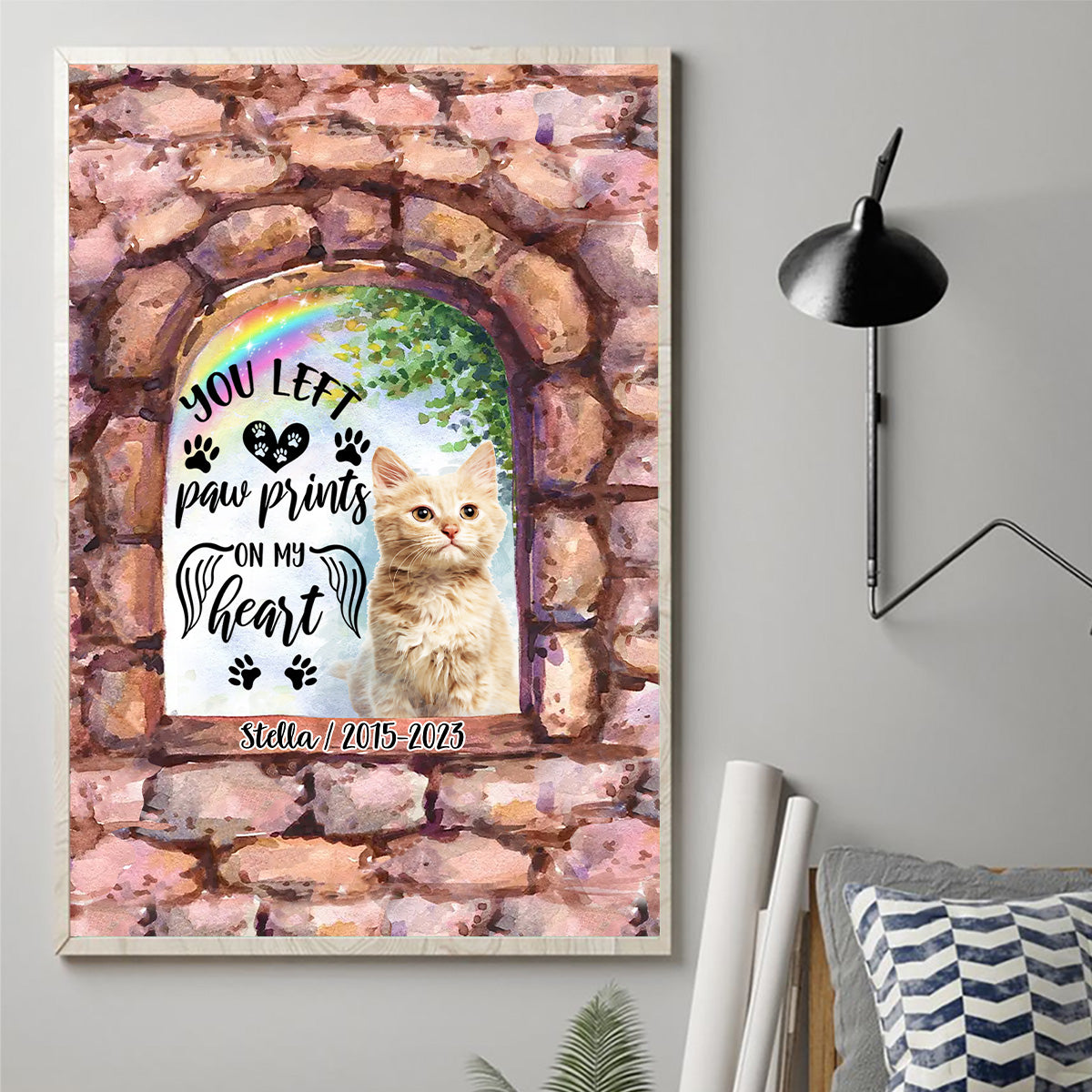Plus à mes côtés - Toile et affiche personnalisées pour chien
