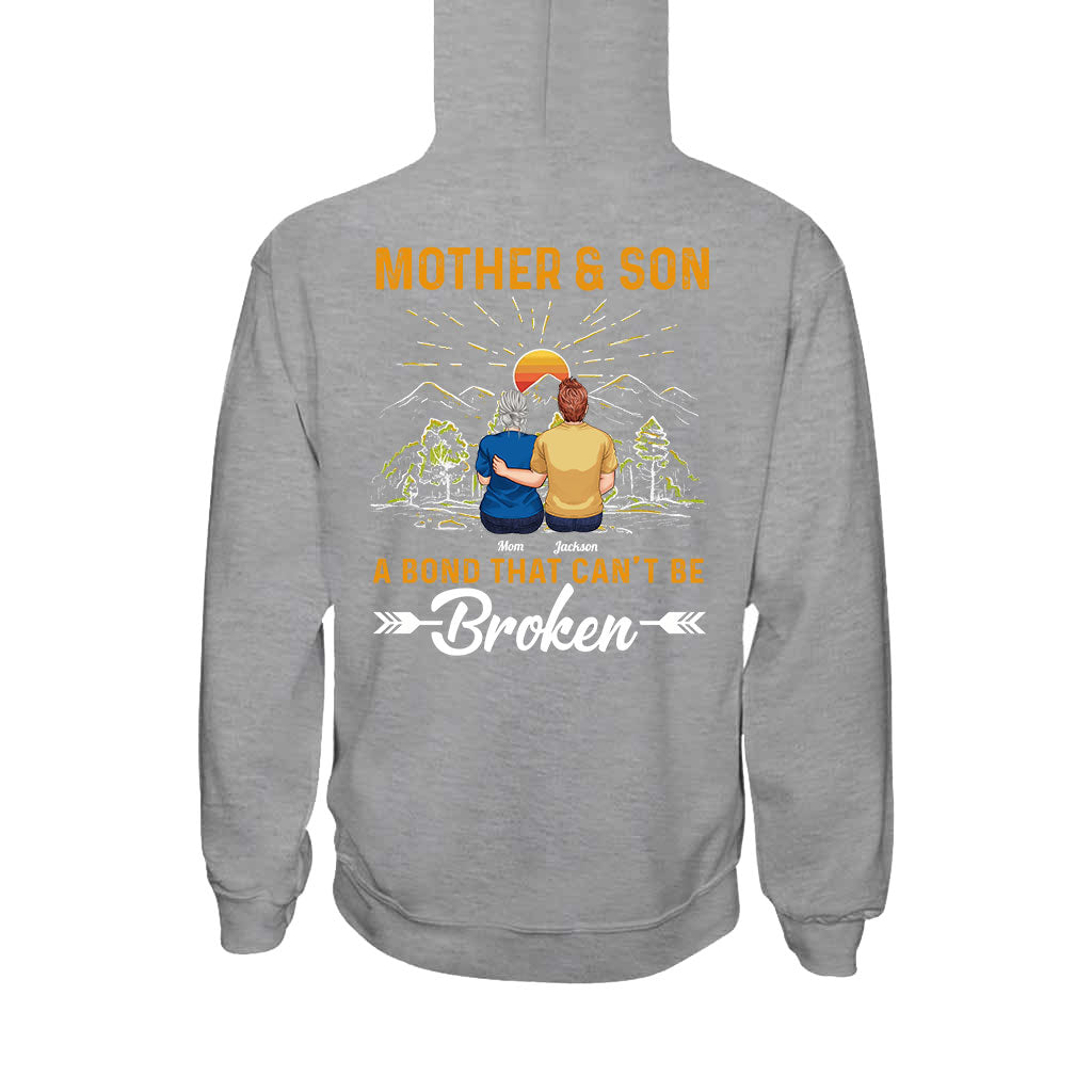 Mère et fils : un lien indéfectible - T-shirt et sweat à capuche personnalisés pour maman
