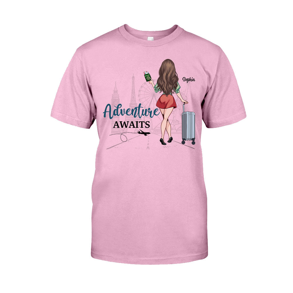 Alors, l'aventure ! – Cadeau de voyage pour maman, fille, petite-fille, épouse, petite amie, amie – T-shirt et sweat à capuche personnalisés