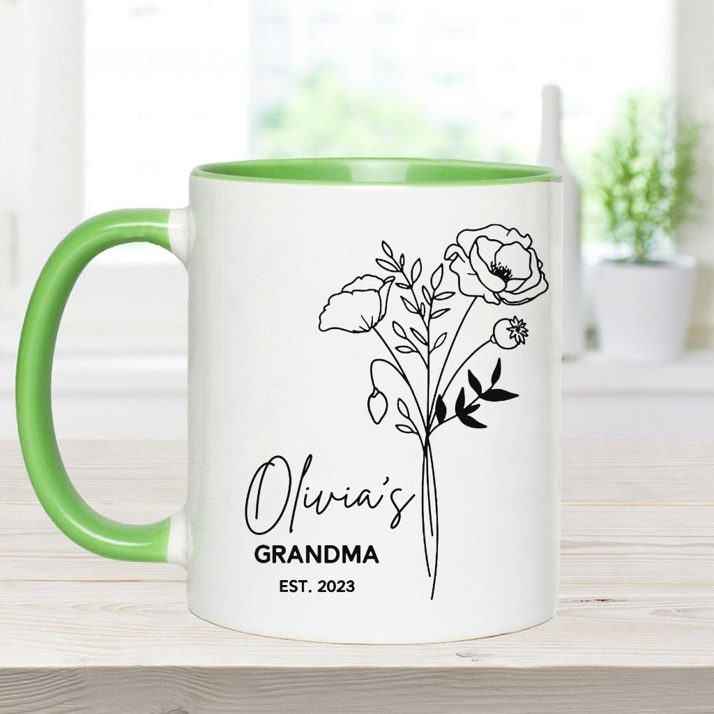 Promue grand-mère - Cadeau pour grand-mère - Mug personnalisé