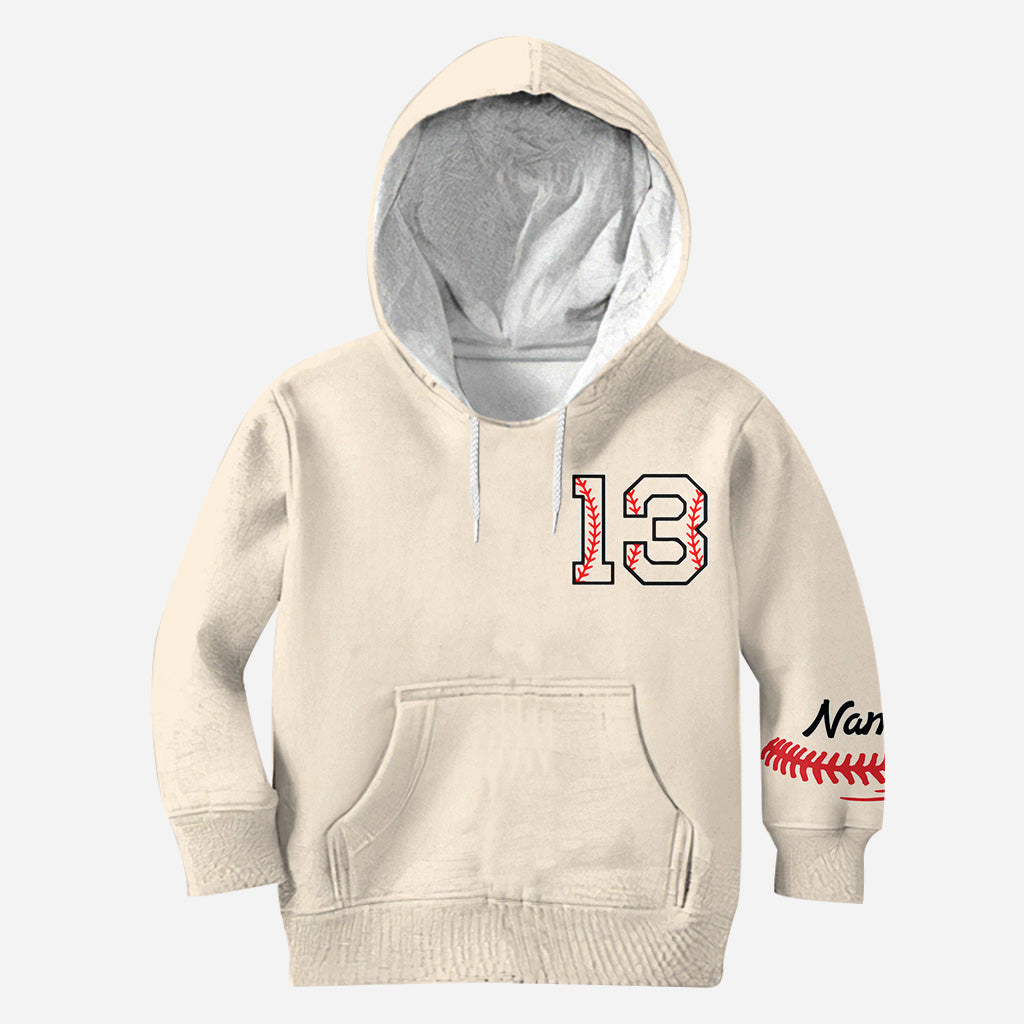 T-shirt personnalisé « À mon époque baseball » - T-shirt intégral baseball