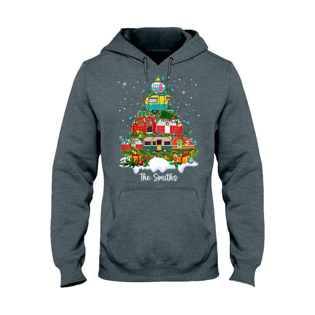 Joyeux Noël au camping ! - T-shirt et sweat à capuche personnalisés pour le camping