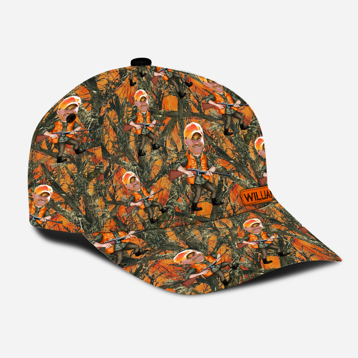 Casquette de chasse classique personnalisée avec photo intégrée
