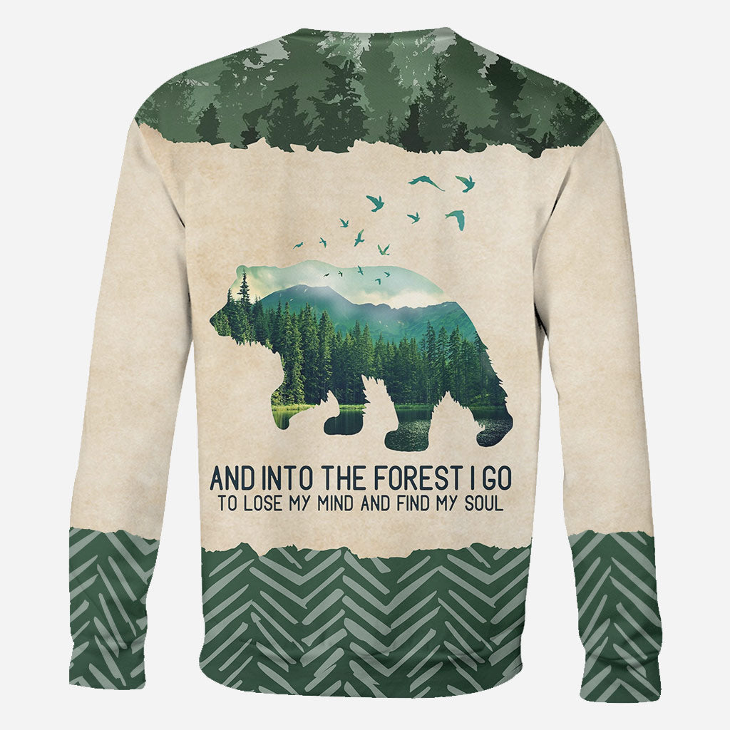 J'adore le camping - T-shirt de camping personnalisé intégral