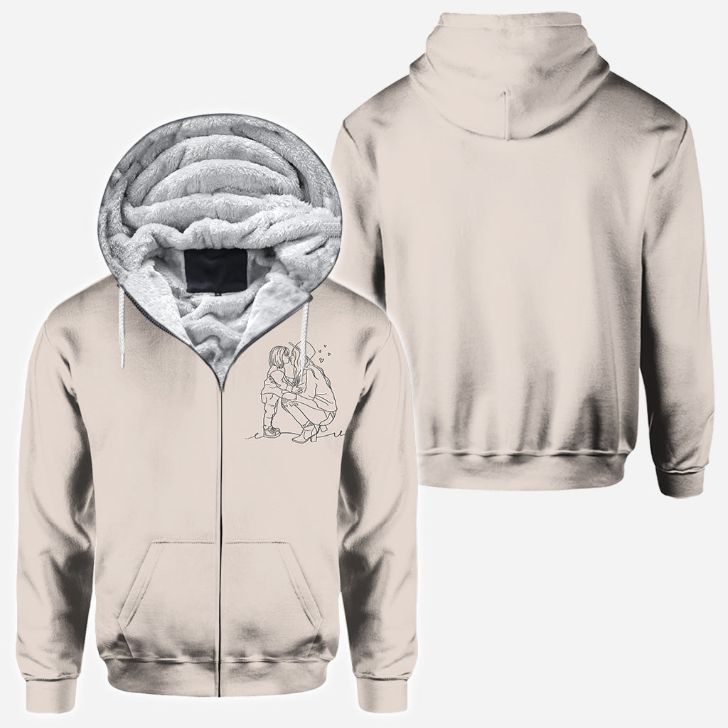 Line Drawing - Personalized Step Mom All Over Shirt