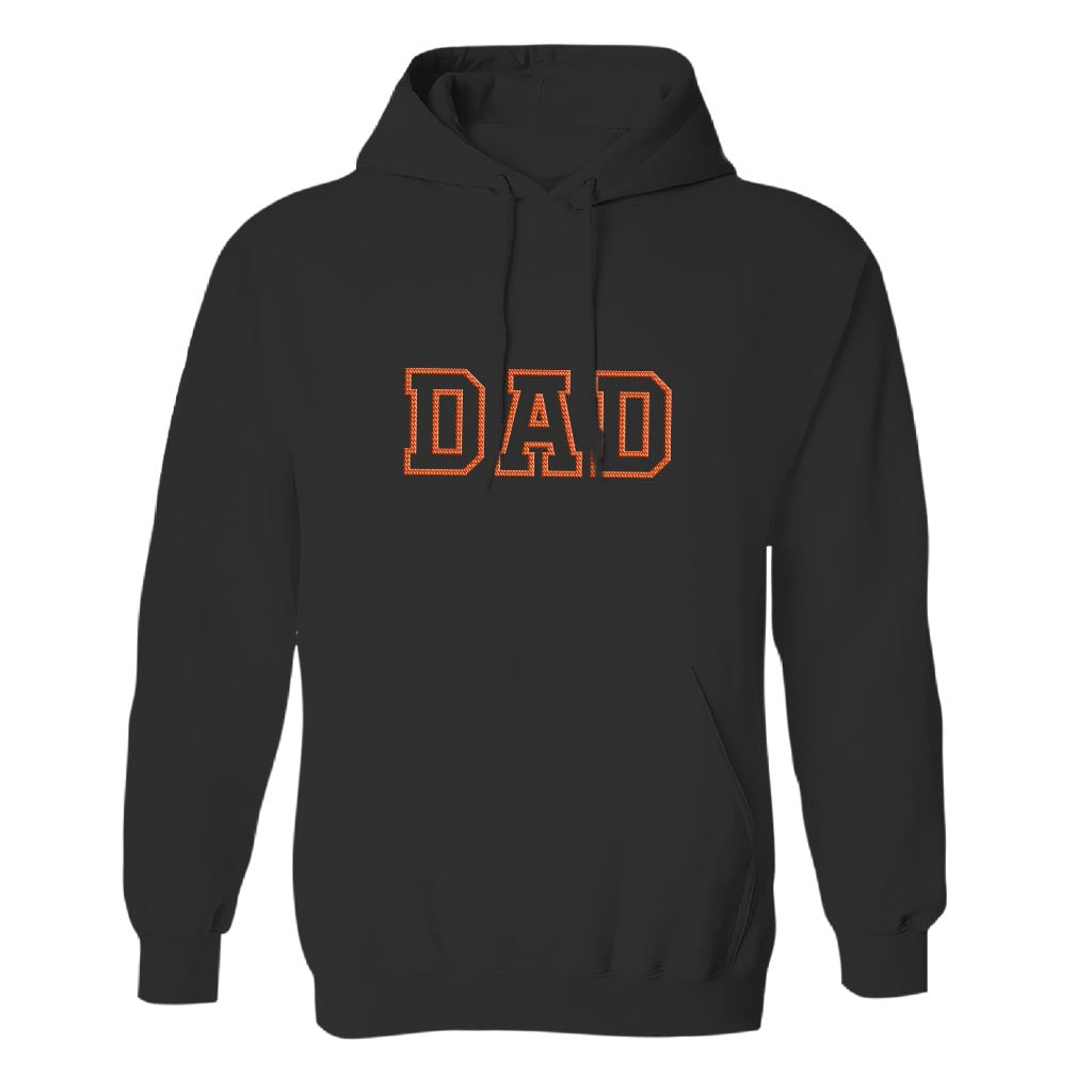 Sweat à capuche brodé personnalisé avec nom - Nom personnalisé pour papa