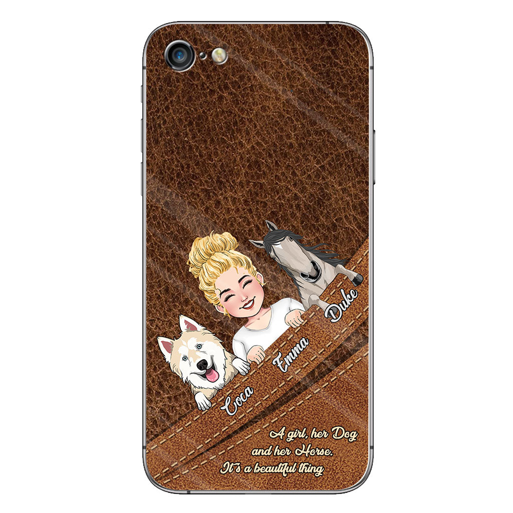 Quelle belle chose ! - Coque de téléphone personnalisée avec motif cheval