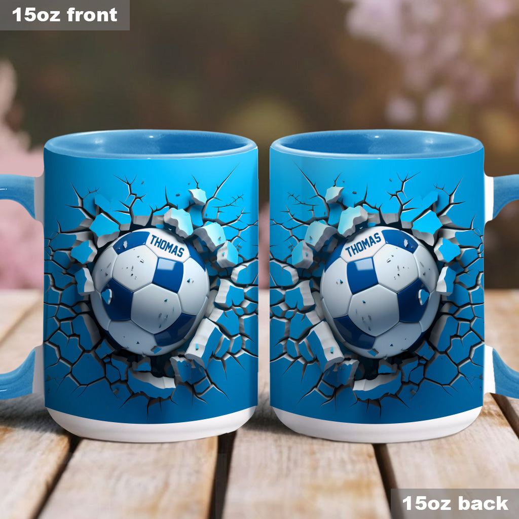 Un super mug de foot personnalisé