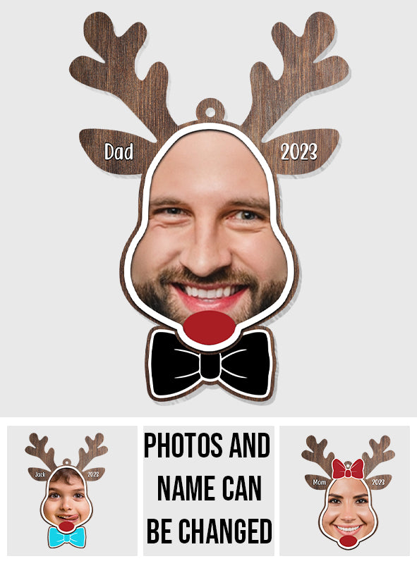 Famille heureuse - Ornement familial personnalisé