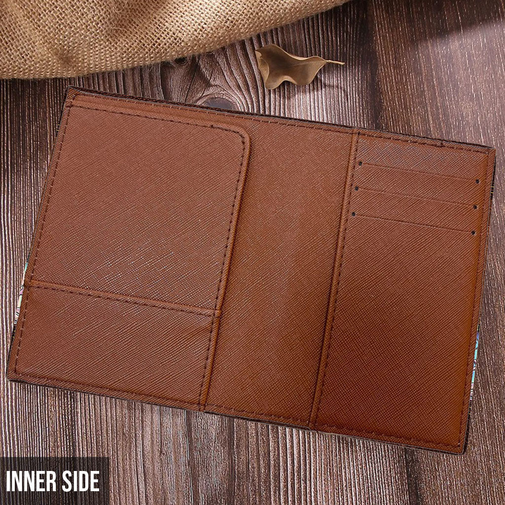 Stéthoscope rose - Porte-passeport personnalisé pour infirmière