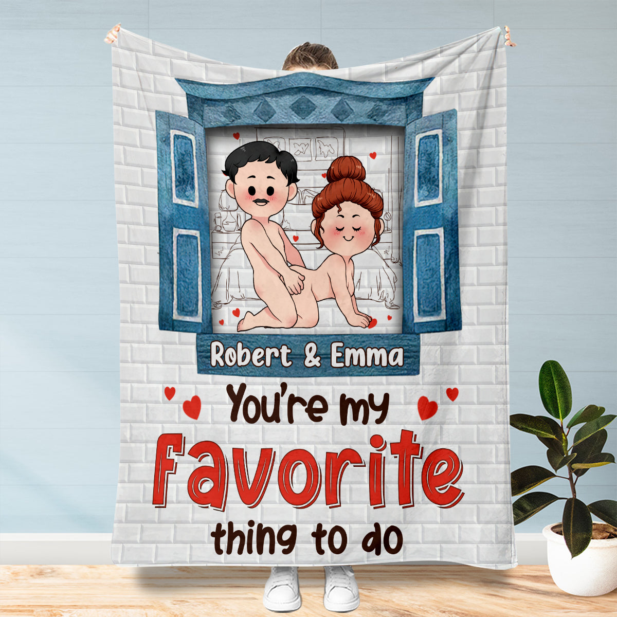 You’re My Favorite - Personalized Couple Blanket
