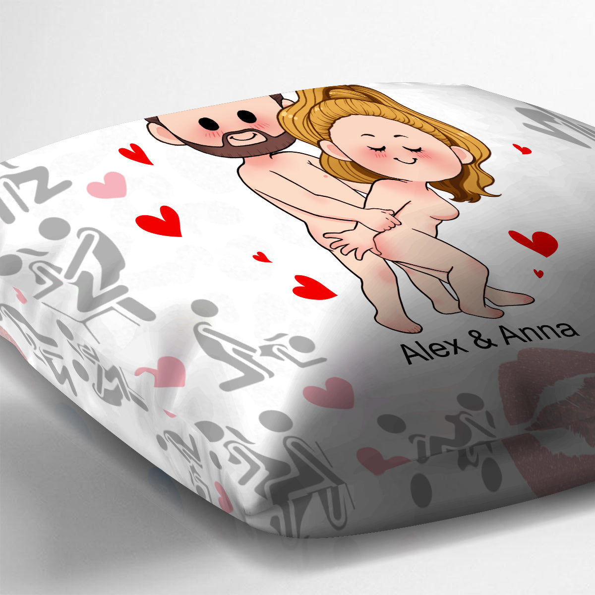 I Just Want You To Be Happy Custom Screenshot Messages - gift for husband, wife, boyfriend, girlfriend - Personalized Throw Pillow